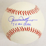 Rollie Fingers Signed MLB Baseball w/7x All-Star