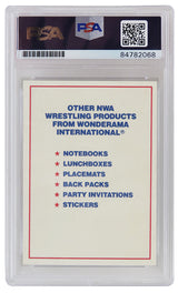 Ric Flair Signed NWA 1988 Wonderama Wrestling Trading Card (PSA Encapsulated)
