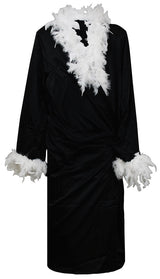 Ric Flair Signed Nature Boy Black Wrestling Full Length Robe - (JSA)
