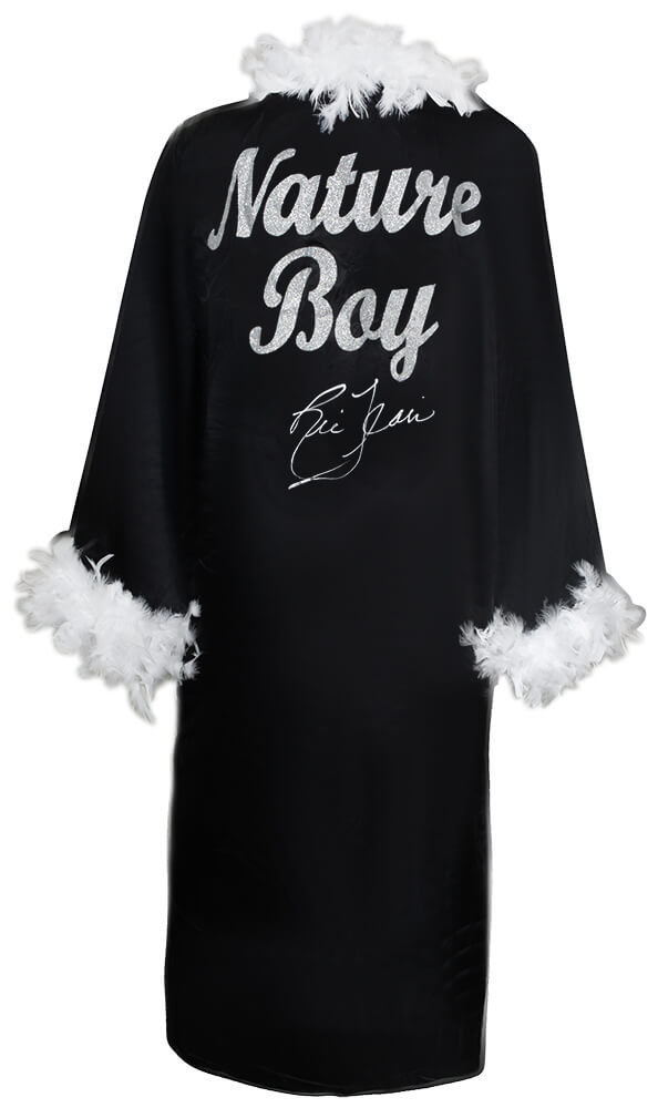 Ric Flair Signed Nature Boy Black Wrestling Full Length Robe - (JSA)