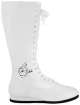 Ric Flair Signed White Wrestling Costume Boot - (JSA)