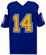 Dan Fouts Signed Navy Throwback Custom Football Jersey