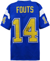 Dan Fouts Signed Navy Throwback Custom Football Jersey