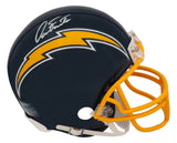 Dan Fouts Signed Chargers Navy T/B Riddell Replica Mini Helmet