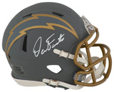 Dan Fouts Signed Chargers SLATE Riddell Speed Mini Helmet