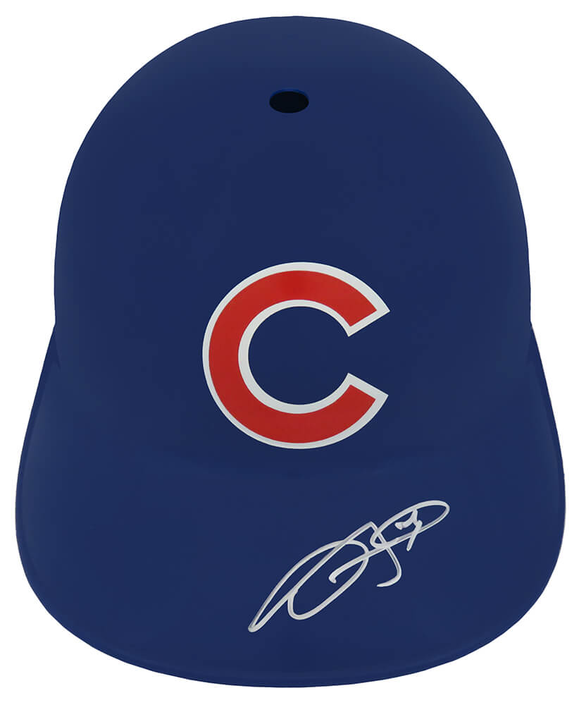 Dexter Fowler Signed Chicago Cubs Souvenir Replica Baseball Batting Helmet