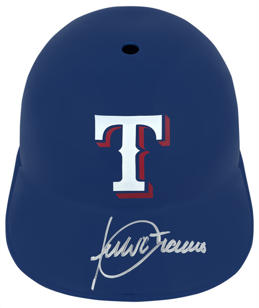 Julio Franco Signed Texas Rangers Souvenir Replica Batting Helmet