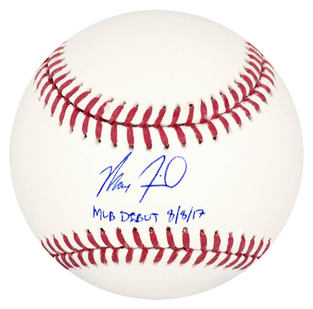 Max Fried Signed Rawlings Official MLB Baseball w/MLB Debut 8-8-17 - (Fanatics/MLB Holo)