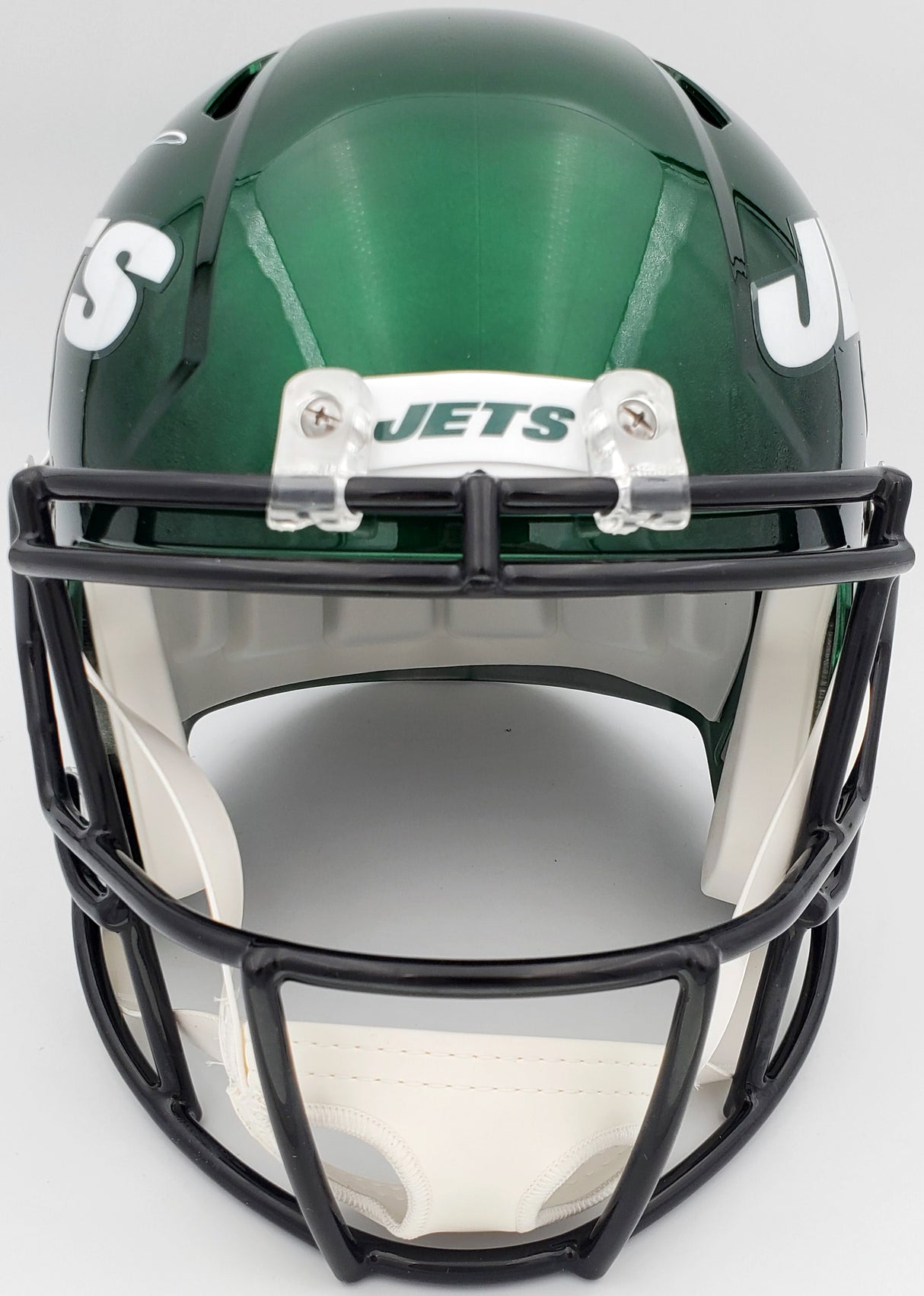 Zach Wilson Autographed New York Jets Green Full Size Replica Speed Helmet Beckett BAS QR Stock #194726