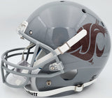 Ryan Leaf Autographed Washington State Cougars Gray Schutt Full Size Replica Helmet Beckett BAS QR Stock #193975