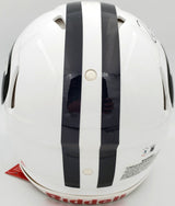 Zach Wilson Autographed BYU Cougars White Full Size Authentic Speed Helmet Beckett BAS QR Stock #193494