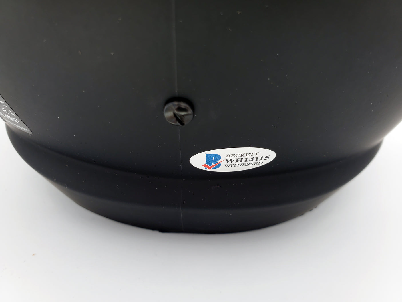 Devonta Smith Autographed Alabama Crimson Tide Eclipse Black Full Size Replica Speed Helmet "Heisman 2020" Beckett BAS Stock #191976