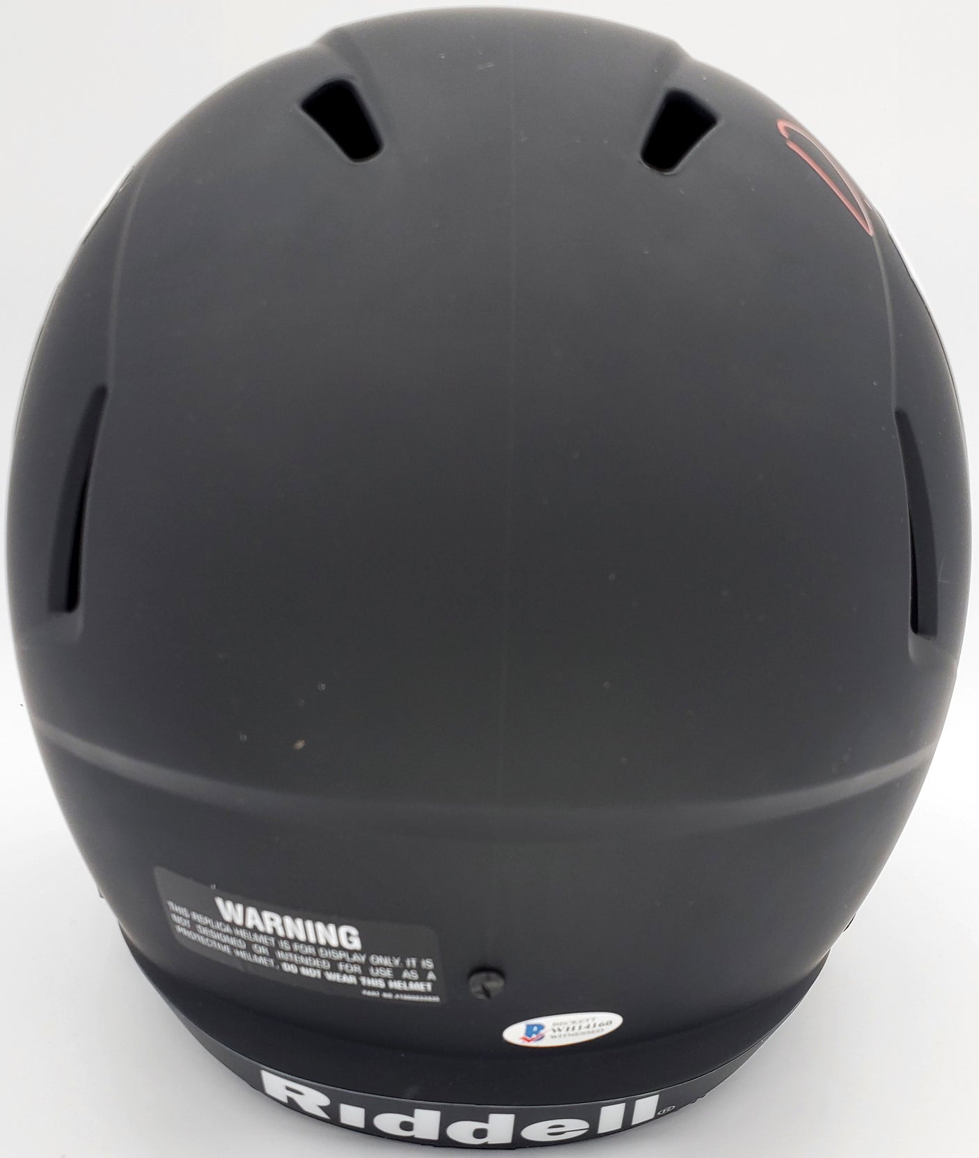 Devonta Smith Autographed Alabama Crimson Tide Eclipse Black Full Size Replica Speed Helmet Beckett BAS Stock #191975