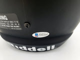 Devonta Smith Autographed Alabama Crimson Tide Eclipse Black Full Size Replica Speed Helmet Beckett BAS Stock #191975