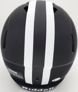 Devonta Smith Autographed Alabama Crimson Tide Eclipse Black Full Size Speed Replica Helmet "Heisman 2020" Beckett BAS Stock #189557