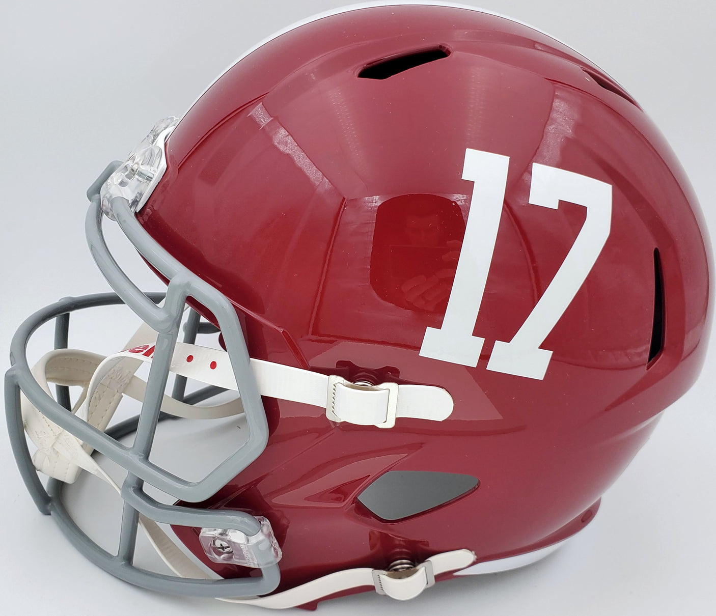 Devonta Smith Autographed Alabama Crimson Tide Full Size Speed Replica Helmet "Heisman 2020" Beckett BAS Stock #189555