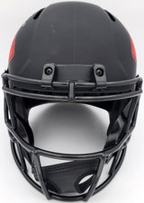 Warren Moon Autographed Kansas City Chiefs Eclipse Black Full Size Speed Replica Helmet "HOF 06" MCS Holo Stock #187026