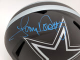 Tony Dorsett Autographed Eclipse Black Dallas Cowboys Full Size Speed Replica Helmet Beckett BAS Stock #185837