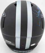 Tony Dorsett Autographed Eclipse Black Dallas Cowboys Full Size Speed Replica Helmet Beckett BAS Stock #185837