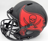 Antonio Brown Autographed Eclipse Black Tampa Bay Buccaneers Full Size Speed Replica Helmet Beckett BAS Stock #185599