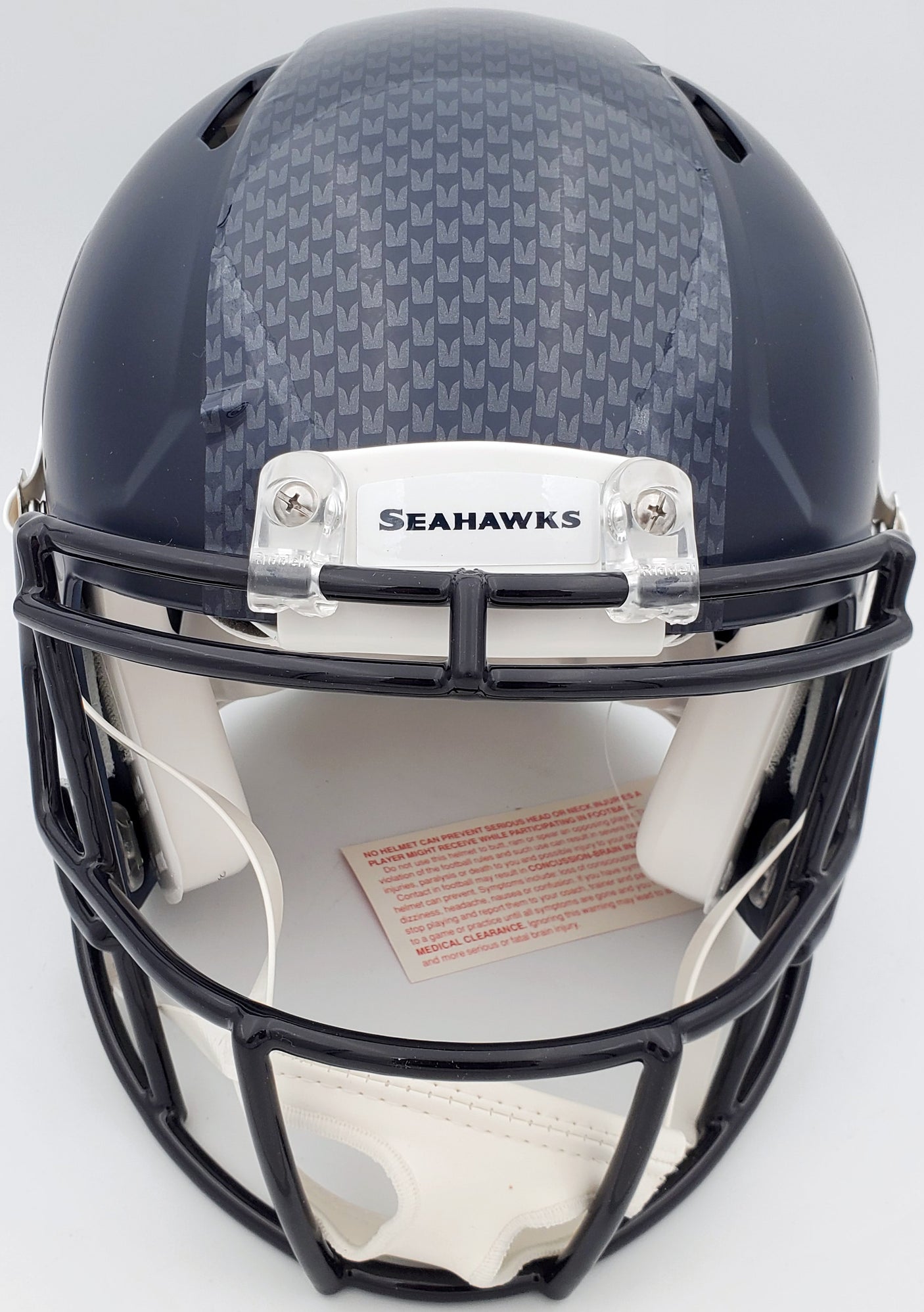 Unsigned Seattle Seahawks Blue Authentic Speed Full Size Helmet Stock #185356