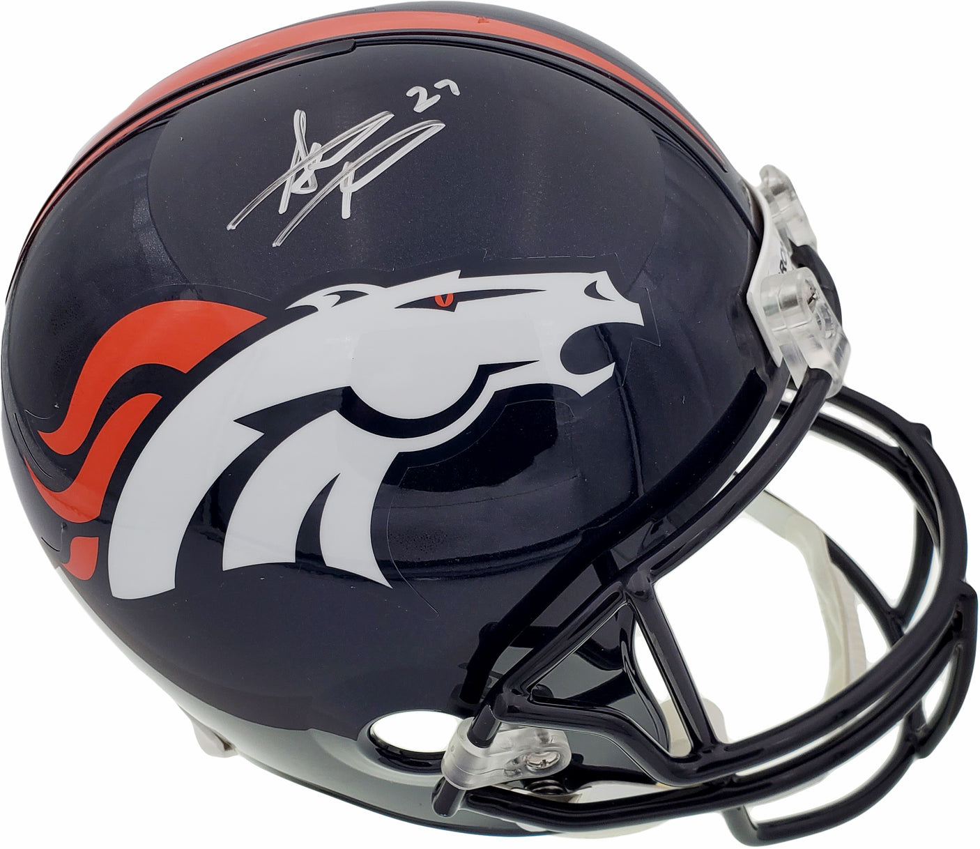Steve Atwater Autographed Denver Broncos Full Size Replica Helmet Beckett BAS Stock #178094