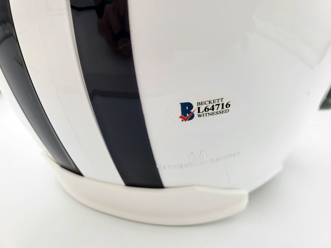 Ezekiel Elliott Autographed Dallas Cowboys Thanksgiving Full Size Replica Helmet Beckett BAS Stock #146376