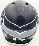 Russell Wilson Autographed Seattle Seahawks Full Size Speed Authentic Helmet In Green RW Holo Stock #145783