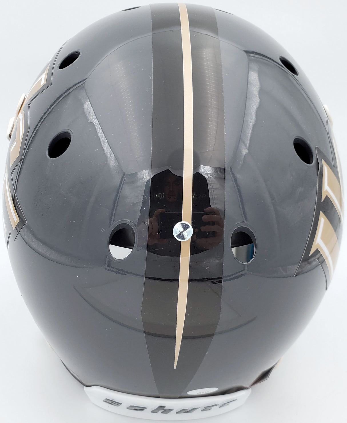 Shaquem Griffin Autographed UCF Golden Knights Full Size Gray Replica Helmet "13-0" MCS Holo Stock #134362