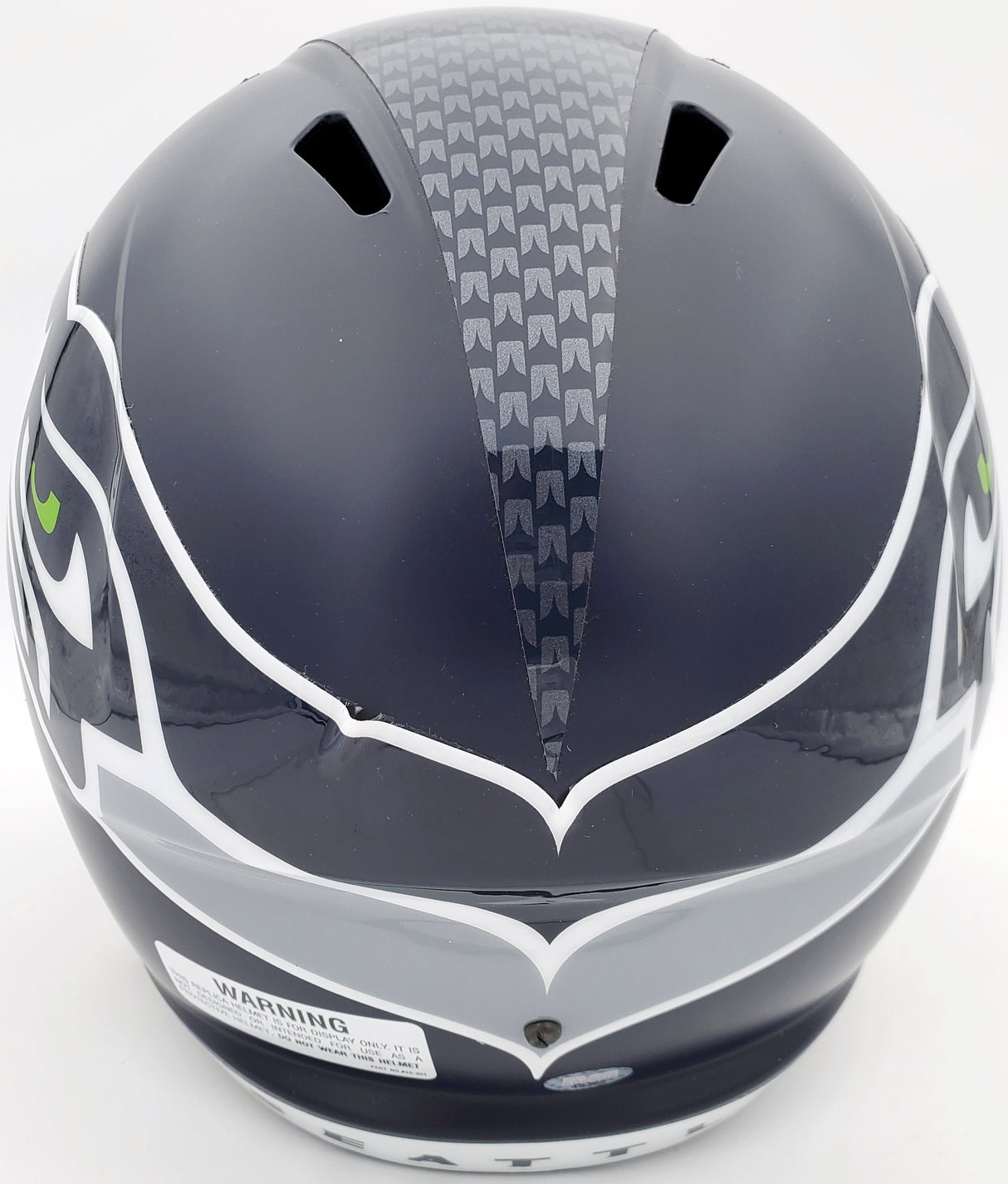 Shaquem Griffin Autographed Seattle Seahawks Full Size Speed Replica Helmet In Silver MCS Holo Stock #134360