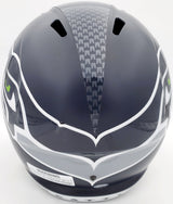 Shaquem Griffin Autographed Seattle Seahawks Full Size Speed Replica Helmet In Silver MCS Holo Stock #134360