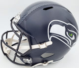 Shaquem Griffin Autographed Seattle Seahawks Full Size Speed Replica Helmet In Silver MCS Holo Stock #134360