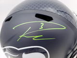 Russell Wilson Autographed Seattle Seahawks Full Size Replica Speed Helmet In Green RW Holo Stock #94105
