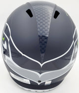 Russell Wilson Autographed Seattle Seahawks Full Size Replica Speed Helmet In Green RW Holo Stock #94105