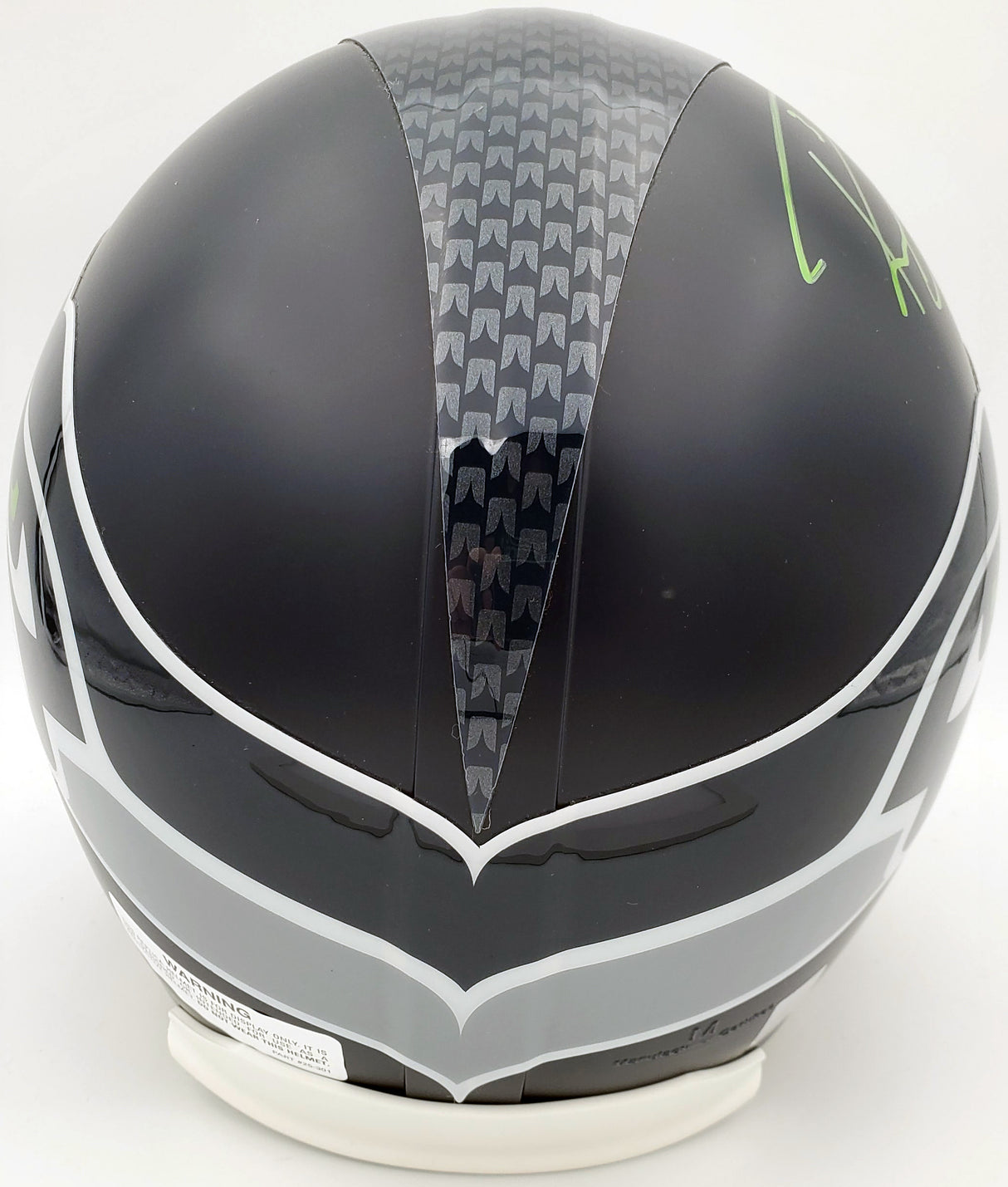 Russell Wilson Autographed Seattle Seahawks Full Size Replica Helmet "SB XLVIII Champs" In Green RW Holo Stock #72372