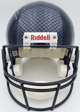 Russell Wilson Autographed Seattle Seahawks Super Bowl Full Size Replica Helmet "SB XLVIII Champs" In Silver RW Holo Stock #72351