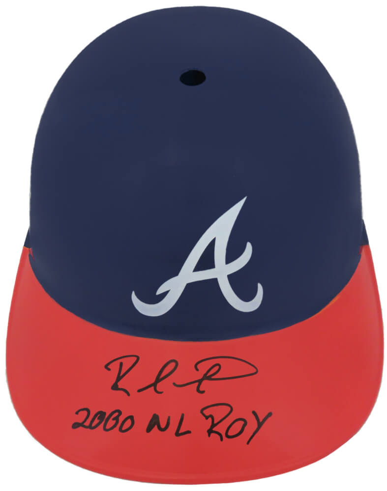 Rafael Furcal Signed Atlanta Braves Replica Souvenir Batting Helmet w/2000 NL ROY