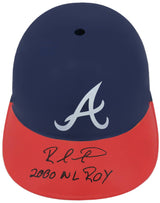 Rafael Furcal Signed Atlanta Braves Replica Souvenir Batting Helmet w/2000 NL ROY