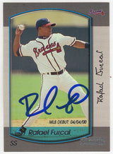 Rafael Furcal Signed Atlanta Braves 2000 Bowman Baseball Rookie Card #2