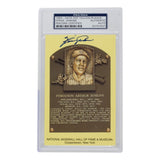 Fergie Jenkins Signed Slabbed Chicago Cubs Hall of Fame Plaque Postcard PSA/DNA 637 - Sports Integrity