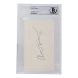 Forrest Gregg Signed Slabbed Green Bay Packers Index Card BAS - Sports Integrity