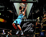 Frank Kaminsky Signed Charlotte Hornets Slam Dunk Action 8x10 Photo