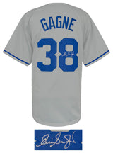 Eric Gagne Signed Grey Custom Baseball Jersey