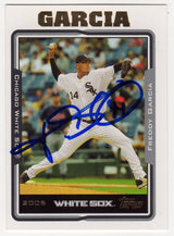 Freddy Garcia Signed Chicago White Sox 2005 Topps Baseball Trading Card #374