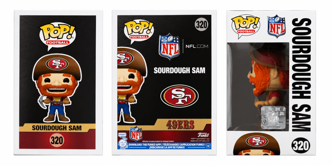 Jeff Garcia Signed San Francisco 49ers Sourdough Sam Mascot Funko Pop Doll #320