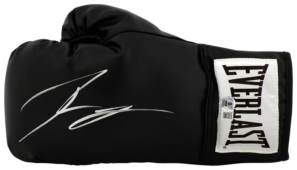 Ryan Garcia Signed Everlast Black Boxing Glove - (Beckett)