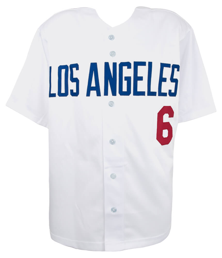 Steve Garvey Signed White Custom Baseball Jersey
