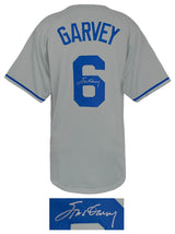 Steve Garvey Signed Grey Custom Baseball Jersey