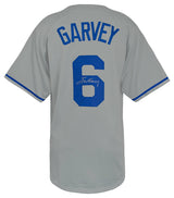 Steve Garvey Signed Grey Custom Baseball Jersey