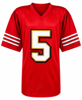 Jeff Garcia Signed Red Custom Football Jersey